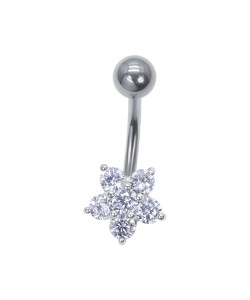Belly Piercing with Titanium Bar BP-2112-TI